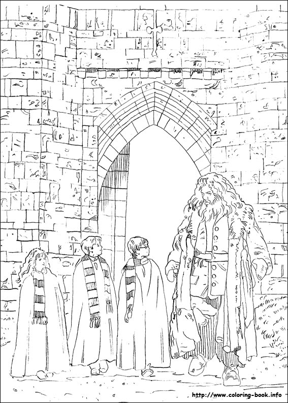 Harry Potter coloring picture